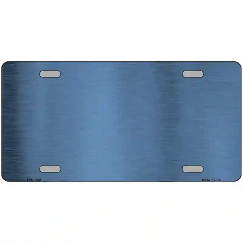 LLPC-1009 24 x 12 in. Light Blue Metallic Solid Metal Novelty License Plate