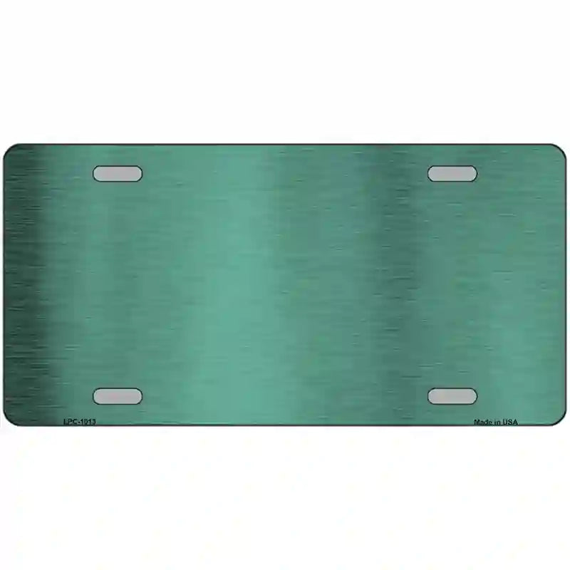 LLPC-1013 24 x 12 in. Teal Metallic Solid Metal Novelty License Plate