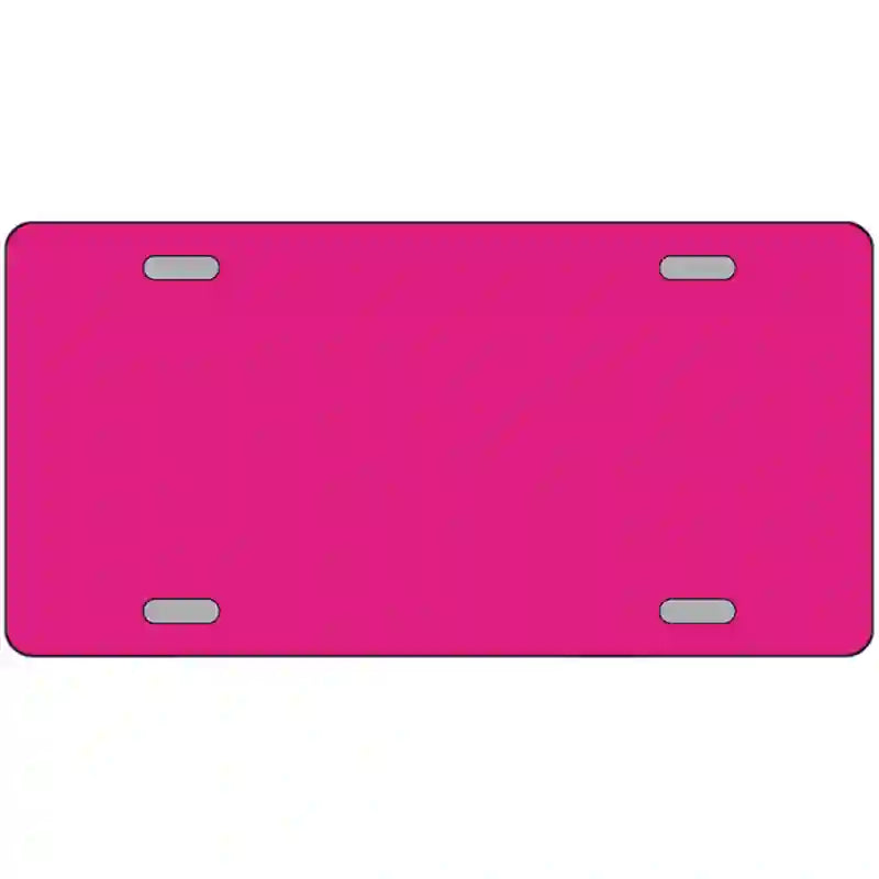 LLP-2363 24 x 12 in. Pink Solid Metal Novelty License Plate