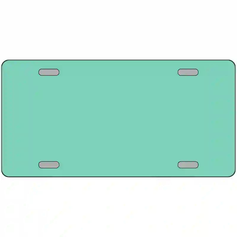 LLP-2713 24 x 12 in. Mint Solid Metal Novelty License Plate