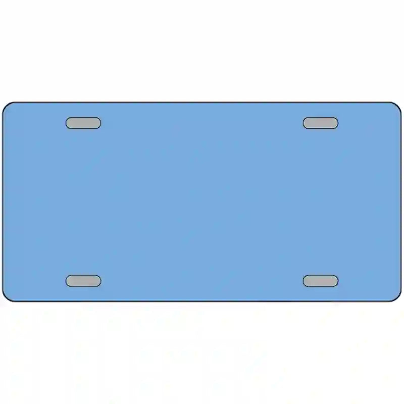 LLP-2361 24 x 12 in. Baby Blue Solid Metal Novelty License Plate