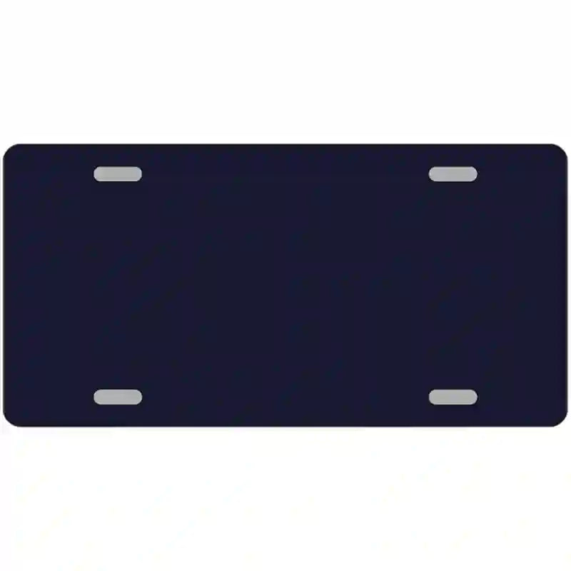 LLP-2366 24 x 12 in. Navy Blue Solid Metal Novelty License Plate