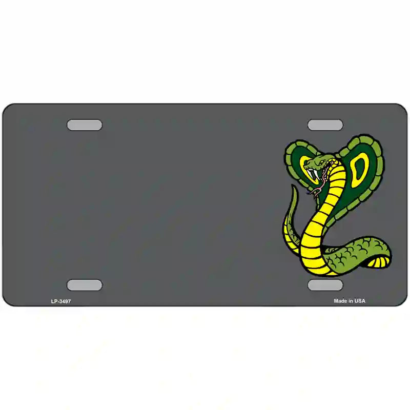 LLP-3497 24 x 12 in. Cobra Offset Metal Novelty License Plate