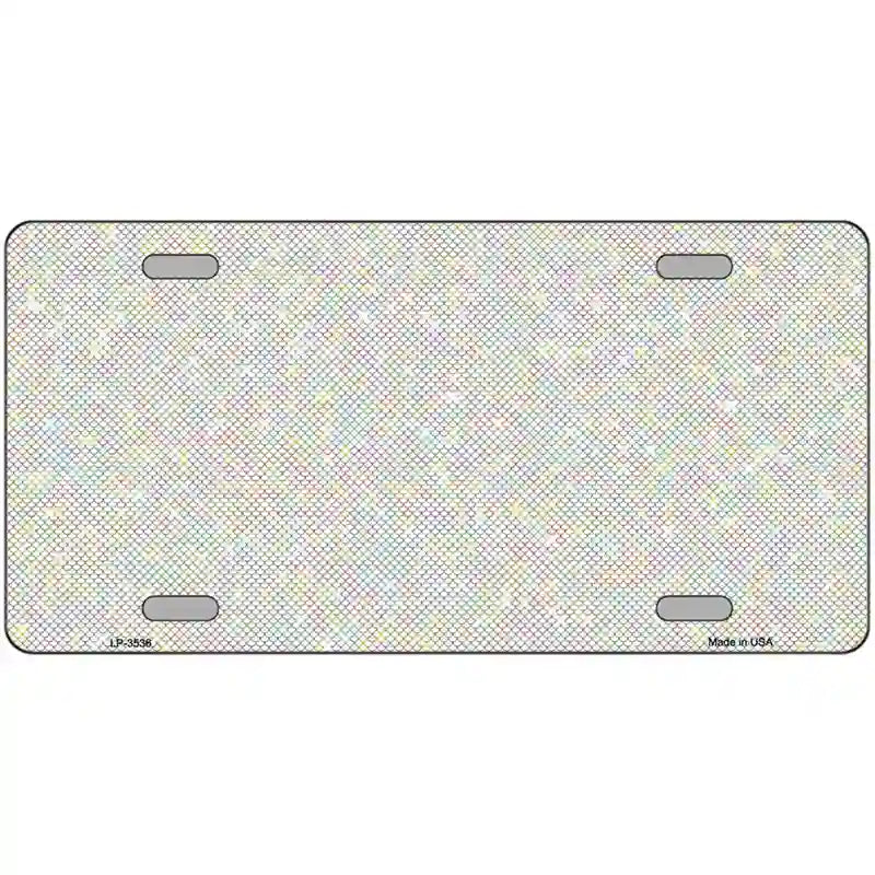LLP-3536 24 x 12 in. Fish Scale Metal Novelty License Plate