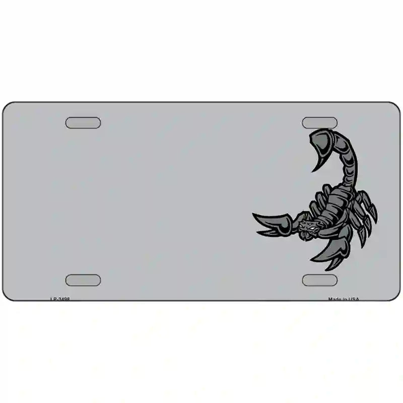 LLP-3498 24 x 12 in. Scorpion Offset Metal Novelty License Plate