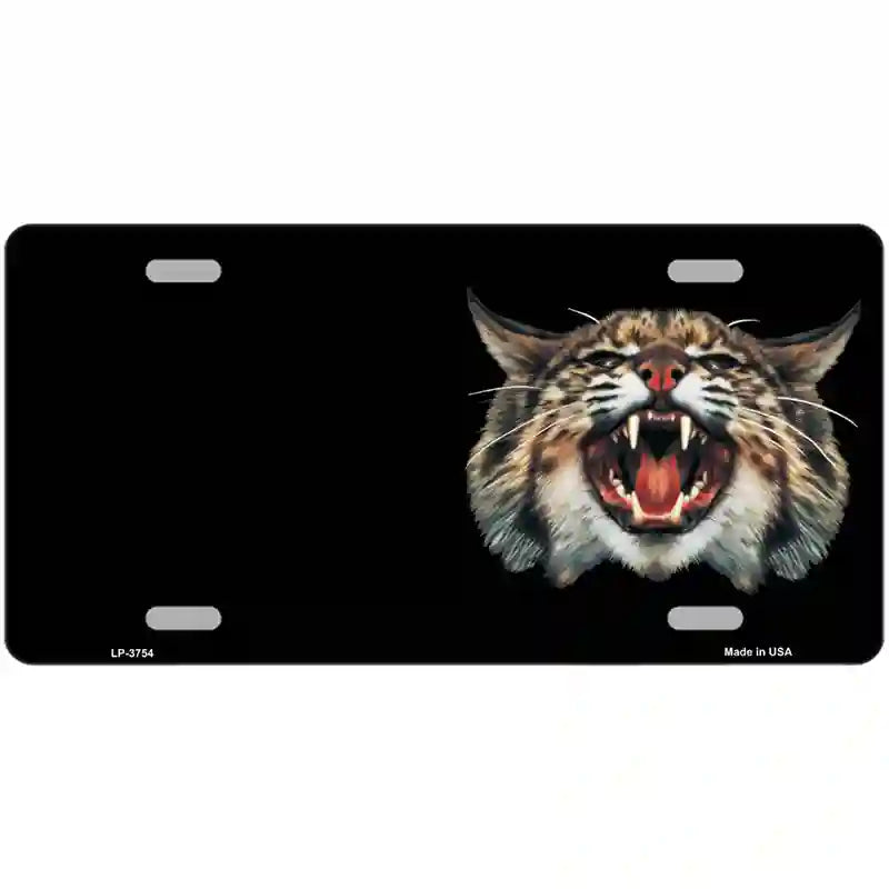 LLP-3754 24 x 12 in. Wildcat Offset Metal Novelty License Plate