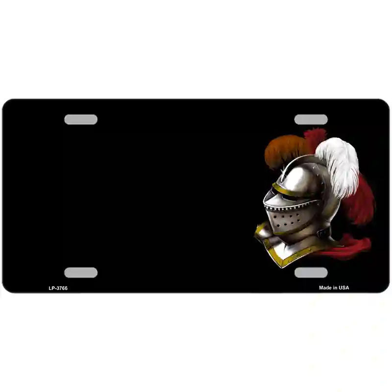 LLP-3766 24 x 12 in. Armor Offset Metal Novelty License Plate