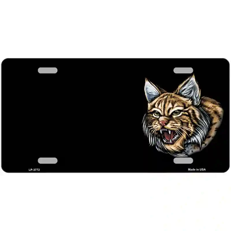 LLP-3772 24 x 12 in. Bobcat Offset Metal Novelty License Plate