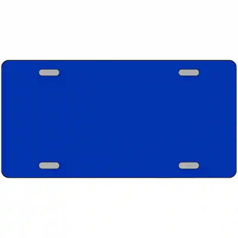 LLP-1541 24 x 12 in. Royal Blue Solid Metal Novelty License Plate
