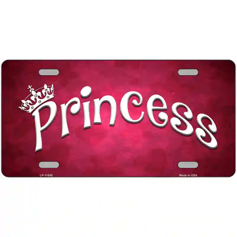 LLP-11545 24 x 12 in. Princess Novelty License Plate