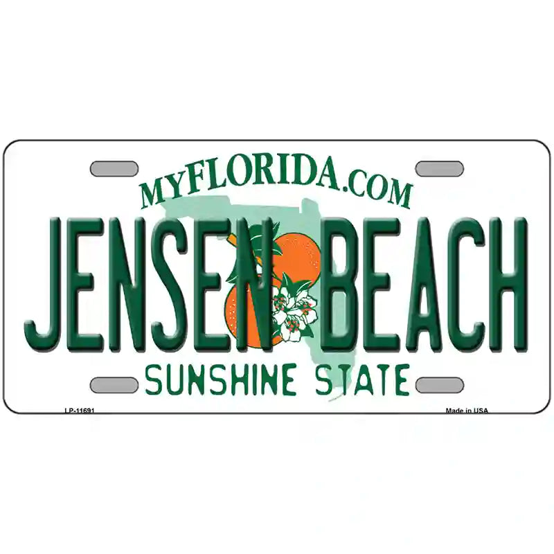 LLP-11691 24 x 12 in. Jensen Beach Florida Novelty License Plate