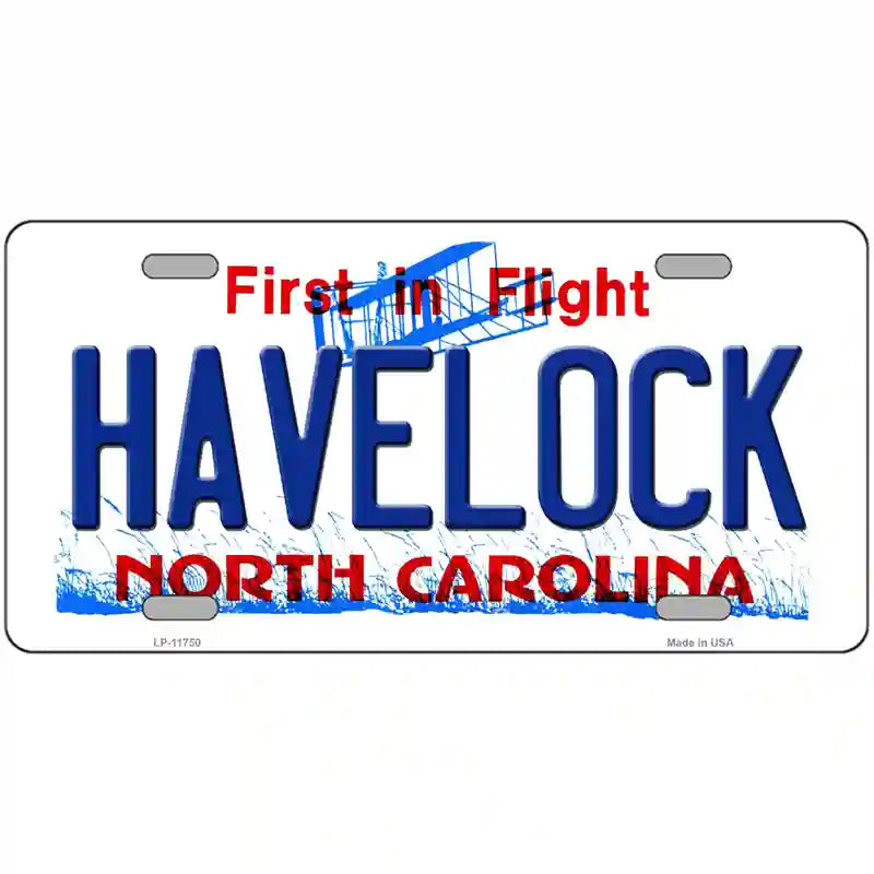 LLP-11750 24 x 12 in. Havelock North Carolina State License Plate