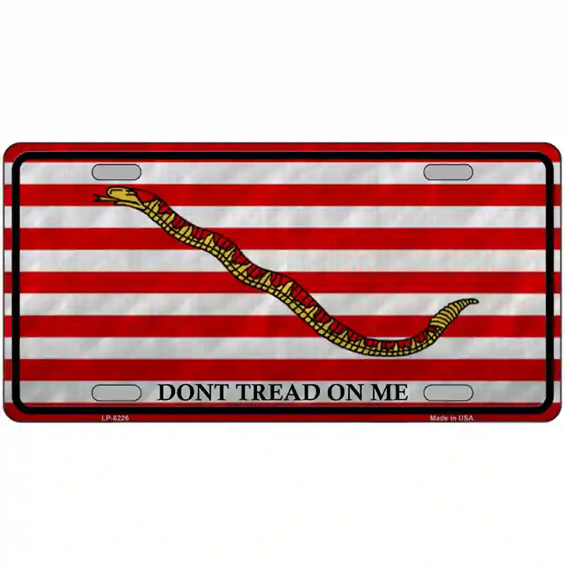 LLP-8226 24 x 12 in. Dont Tread on Me Culpeper Novelty Metal License Plate