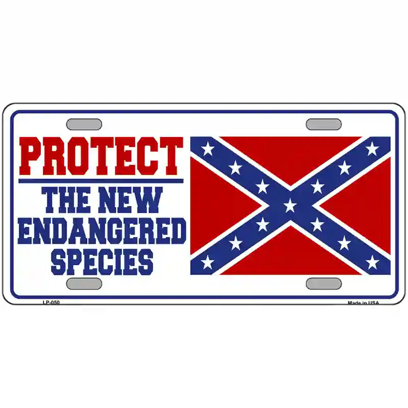 LLP-050 24 x 12 in.   Endangered Species Metal License Plate