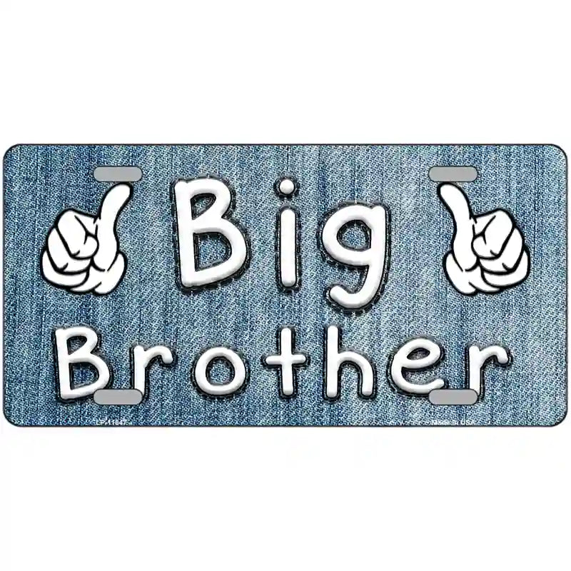 LLP-11547 24 x 12 in. Big Brother Novelty License Plate