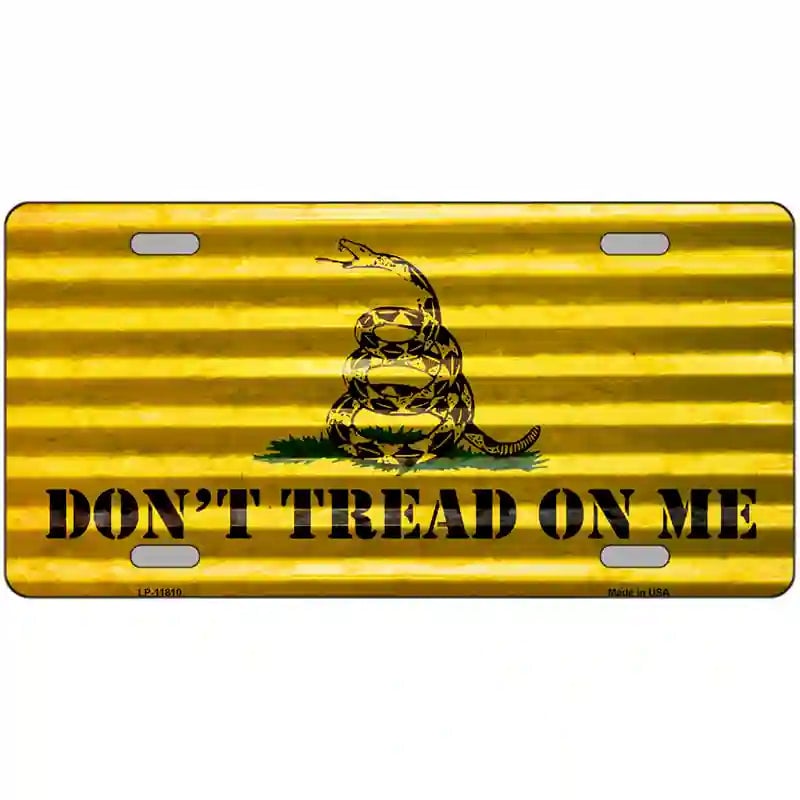 LLP-11810 24 x 12 in. Dont Tread on Me Novelty License Plate