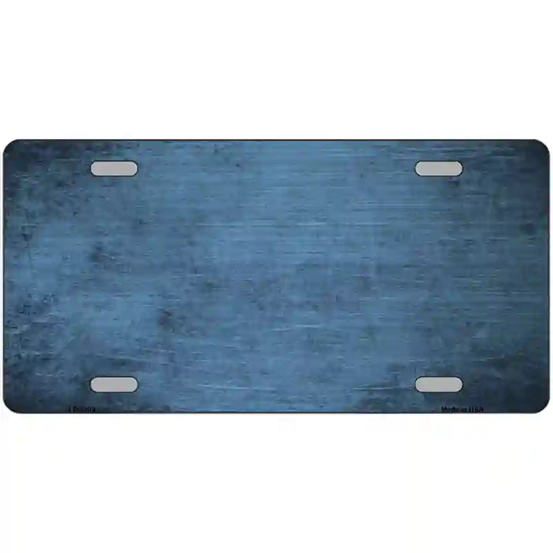 LLP-6909 24 x 12 in. Light Blue Oil Rubbed Solid Metal Novelty License Plate