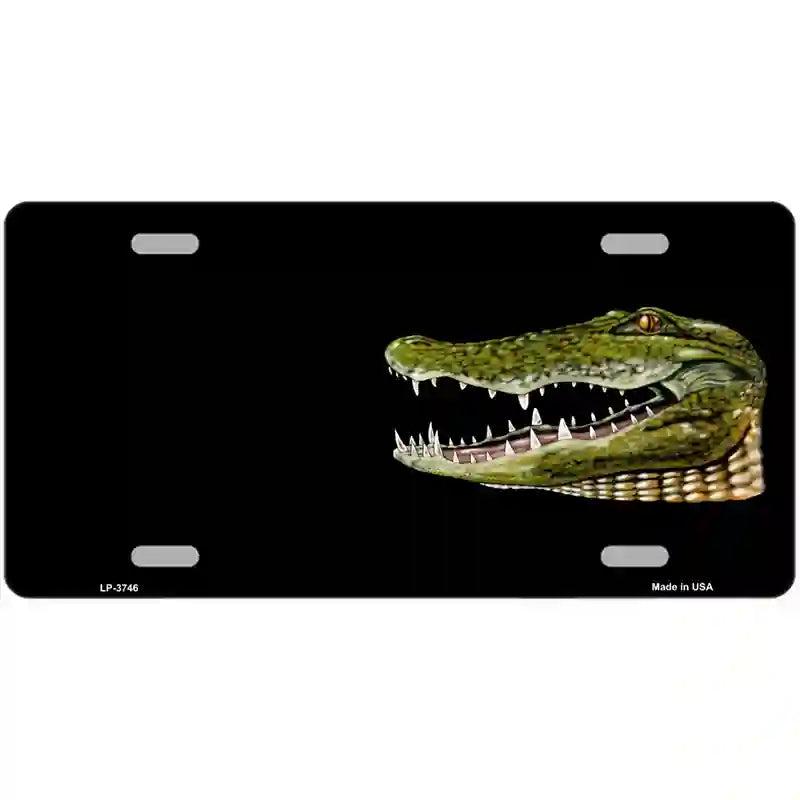 LLP-3746 24 x 12 in. Gator Offset Metal Novelty License Plate