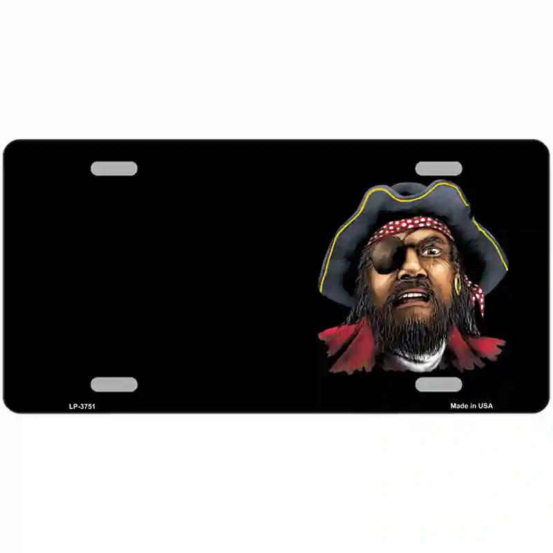 LLP-3751 24 x 12 in. Pirate Offset Metal Novelty License Plate