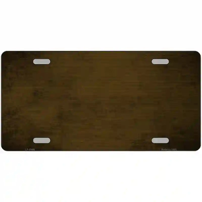 LLP-6908 24 x 12 in. Brown Oil Rubbed Solid Metal Novelty License Plate
