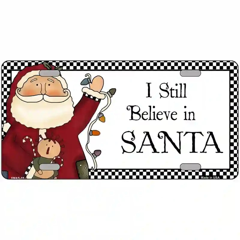 LLP-XMAS-15 24 x 12 in. I Still Believe Metal Novelty License Plate