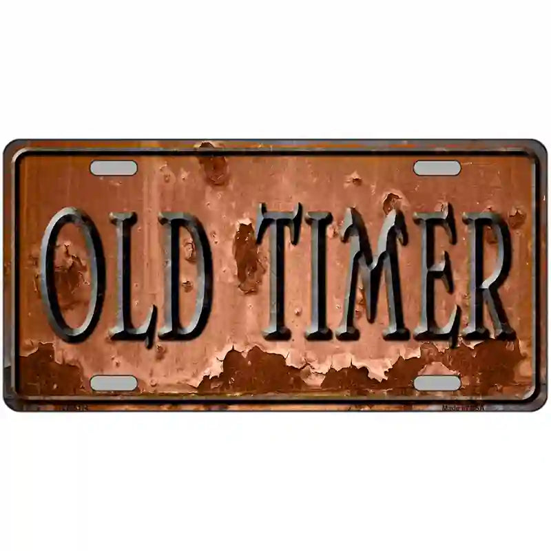 LLP-8114 24 x 12 in. Old Timer Novelty Metal License Plate