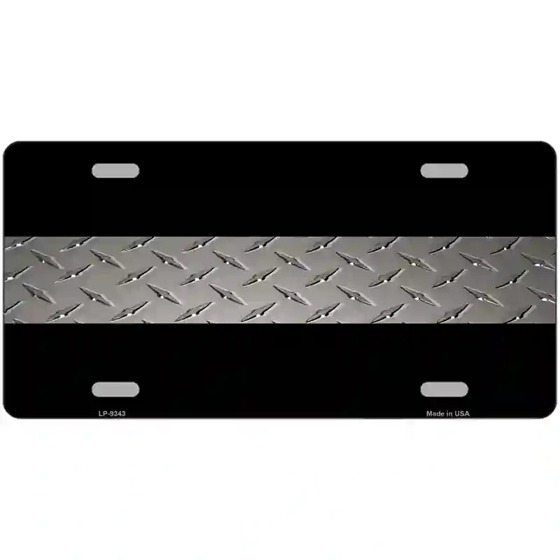 LLP-9343 24 x 12 in. Corrections Diamond Metal Novelty License Plate