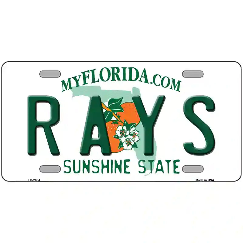 LLP-2084 24 x 12 in. Rays Florida State Metal Novelty License Plate