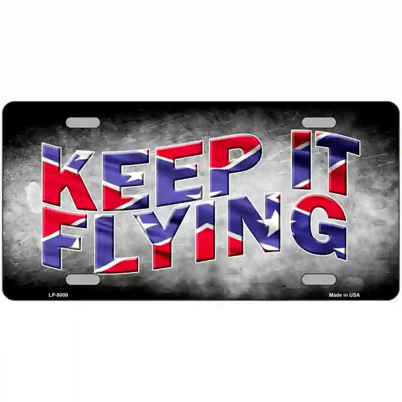 LLP-8000 24 x 12 in. Keep It Flying Novelty Metal License Plate