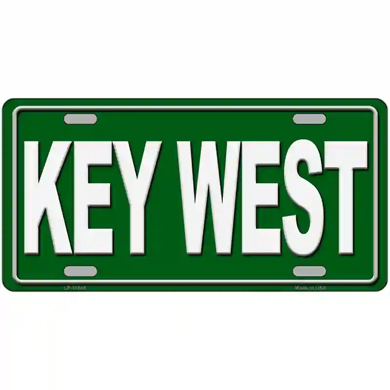 LLP-11648 24 x 12 in. Key West Novelty License Plate