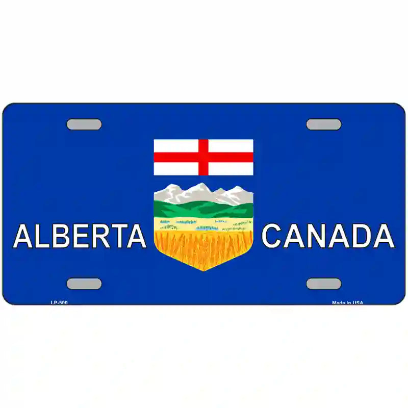 LLP-500 24 x 12 in. Alberta Canada Metal Novelty License Plate