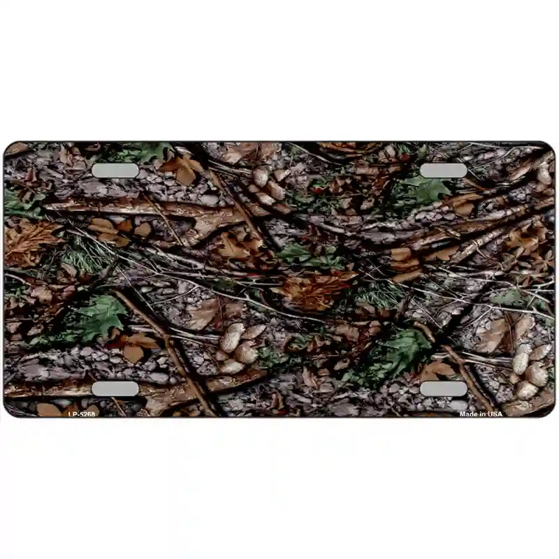 LLP-5268 24 x 12 in. Branches Camouflage Metal Novelty License Plate