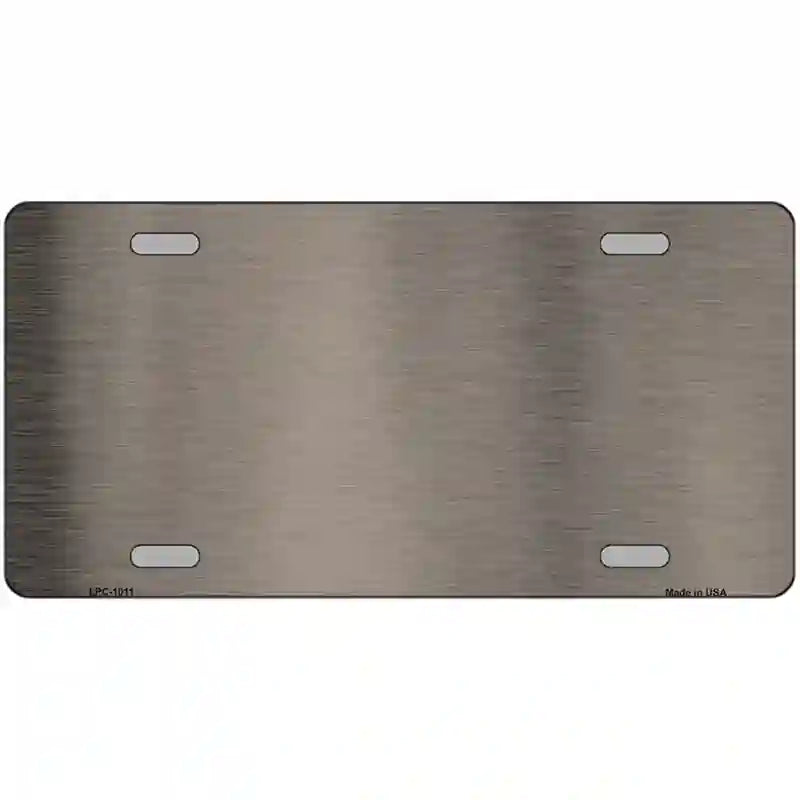 LLPC-1011 24 x 12 in. Tan Metallic Solid Metal Novelty License Plate