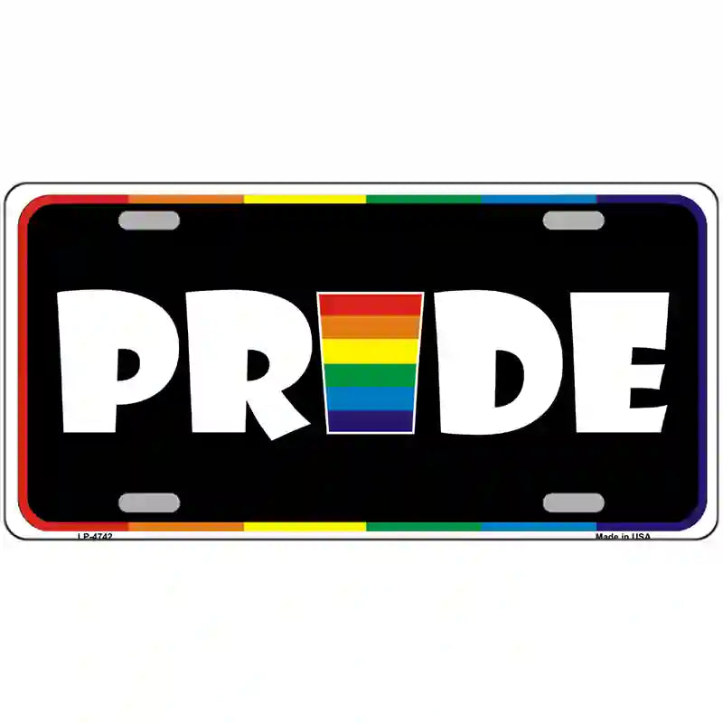 LLP-4742 24 x 12 in. Pride Metal Novelty License Plate