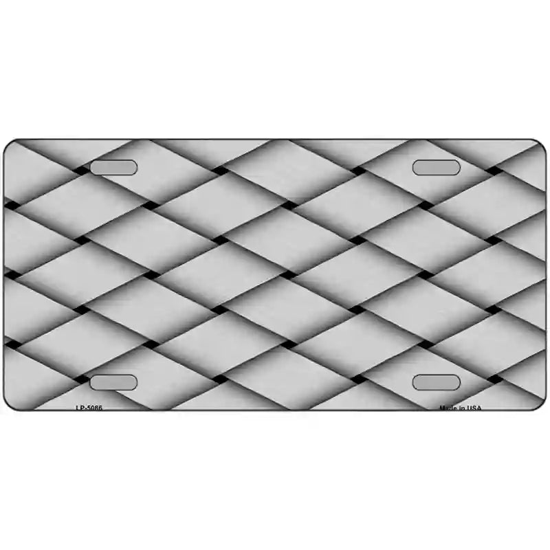 LLP-5086 24 x 12 in. Weave Customizable Metal Novelty License Plate