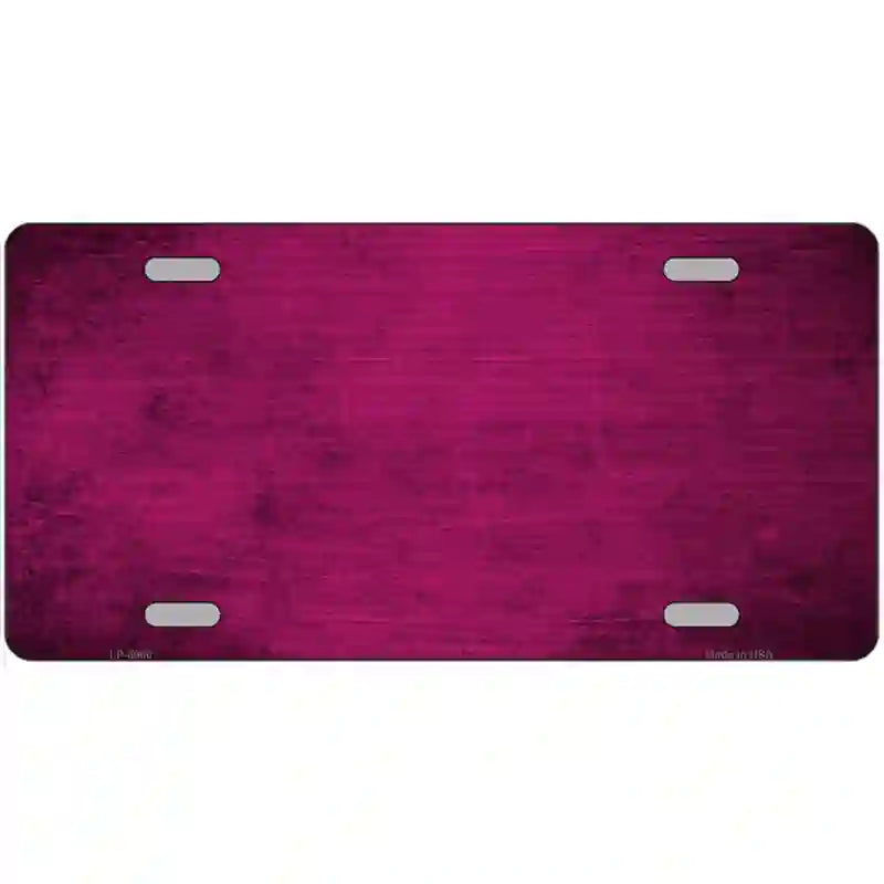 LLP-6900 24 x 12 in. Pink Oil Rubbed Solid Metal Novelty License Plate