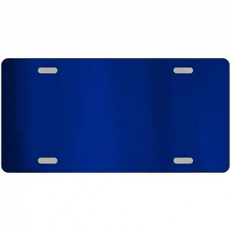 LLPC-1002 24 x 12 in. Blue Metallic Solid Metal Novelty License Plate