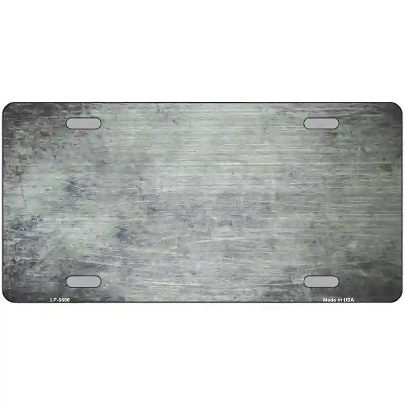 LLP-6898 24 x 12 in. White Oil Rubbed Solid Metal Novelty License Plate