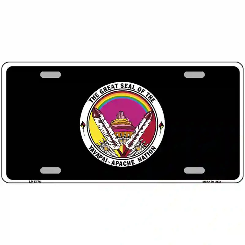 LLP-5476 24 x 12 in. Yavapai Apache Metal Novelty License Plate