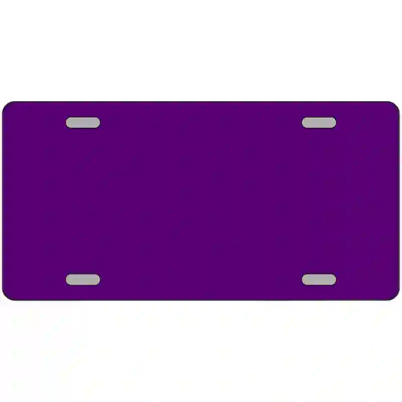 LLP-2714 24 x 12 in. Purple Solid Metal Novelty License Plate