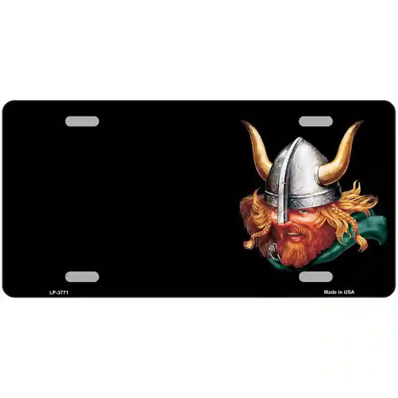 LLP-3771 24 x 12 in. Warrior Offset Metal Novelty License Plate