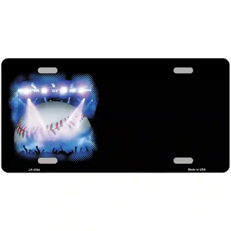 LLP-3784 24 x 12 in. Baseball Game Offset Metal Novelty License Plate