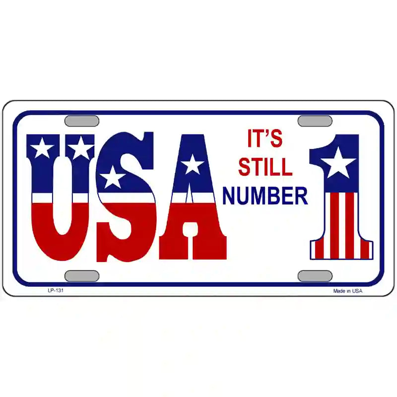 LLP-131 24 x 12 in. USA Still 1 Novelty Metal License Plate