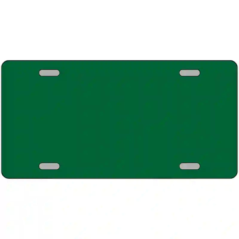 LLP-2364 24 x 12 in. Green Solid Metal Novelty License Plate