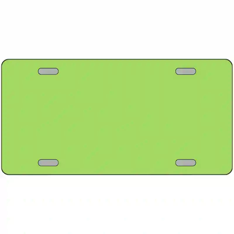 LLP-2365 24 x 12 in. Lime Green Solid Metal Novelty License Plate