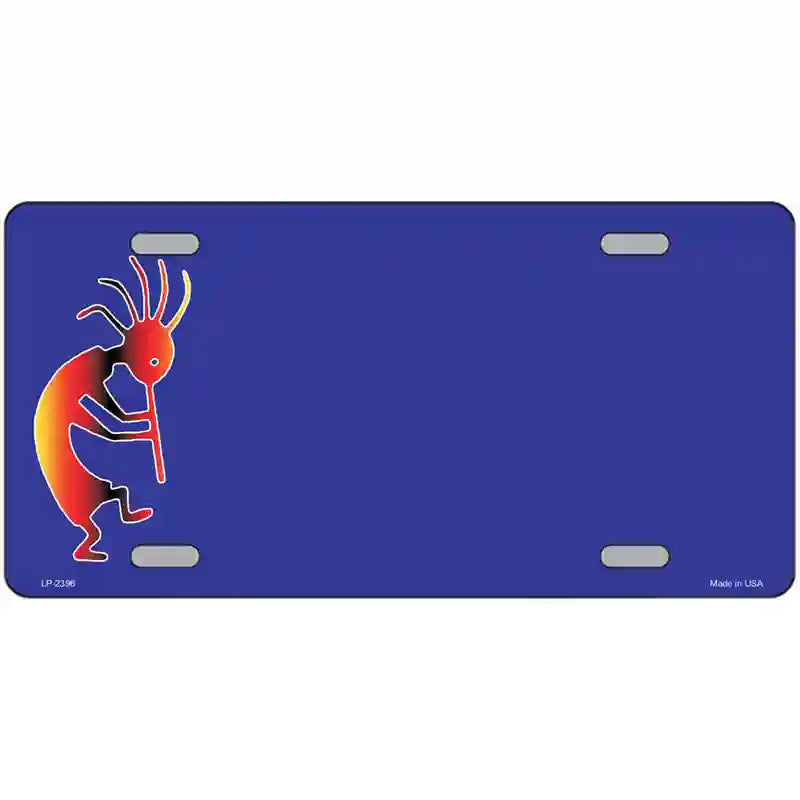 LLP-2396 24 x 12 in. Kokopeli Offset Metal Novelty License Plate