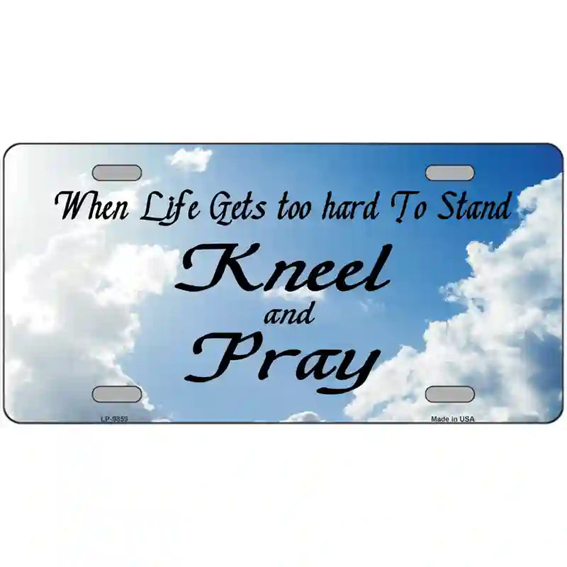 LLP-9859 24 x 12 in. Clouds Novelty Metal License Plate