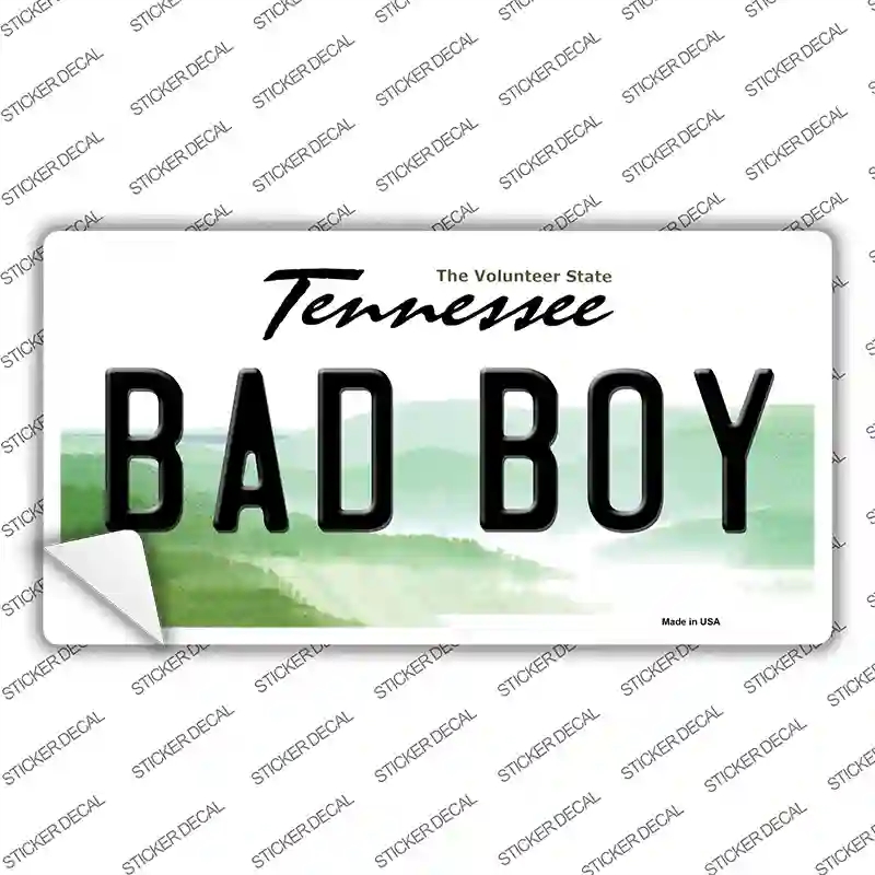 LP-6437s-S Bad Boy Tennessee Novelty Sticker Decal - Small