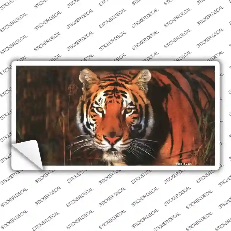 LP-1188s-S Tiger Silhouette Novelty Sticker Decal - Small