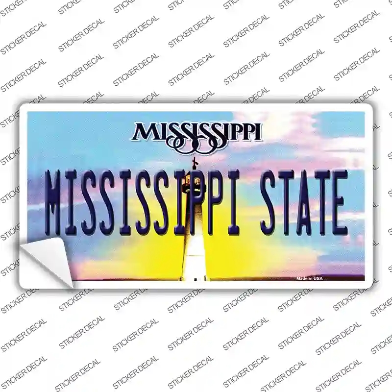 LP-6552s-XL Mississippi State Novelty Sticker Decal - Extra Large